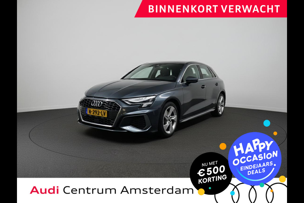 Audi A3 Sportback 30 TFSI S edition 110 pk | Navigatie | Parkeersensoren achter | Autom. airco | LED koplampen | Apple Carplay/Android Auto |