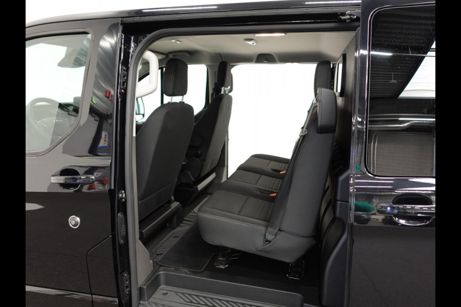 Ford Transit Custom 300 2.0 TDCI L2H1 Dubbele Cabine Automaat Navi Airco 2 Schuifdeuren Trekhaak Parkeersensoren Carplay