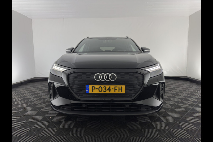 Audi Q4 e-tron 40 Launch edition Advanced Plus 77 kWh (INCL-BTW) *HEATPUMP | ADAPT-CRUISE | MATRIX-LED | NAVI-FULLMAP | KEYLESS | CAMERA | DIGI-COCKPIT | DAB | AMBIENT-LIGHT | SPORT-SEATS | 19''ALU*