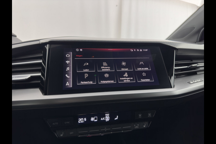 Audi Q4 e-tron 40 Launch edition Advanced Plus 77 kWh (INCL-BTW) *HEATPUMP | ADAPT-CRUISE | MATRIX-LED | NAVI-FULLMAP | KEYLESS | CAMERA | DIGI-COCKPIT | DAB | AMBIENT-LIGHT | SPORT-SEATS | 19''ALU*