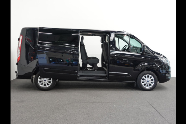Ford Transit Custom 300 2.0 TDCI L2H1 Limited Dubbele Cabine Navi Airco 2 Schuifdeuren Trekhaak PDC Carplay DAB