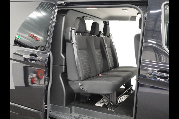 Ford Transit Custom 300 2.0 TDCI L2H1 Limited Dubbele Cabine Navi Airco 2 Schuifdeuren Trekhaak PDC Carplay DAB
