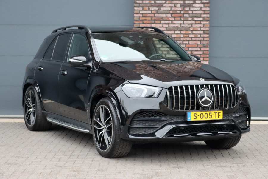 Mercedes-Benz GLE 580 V8 4MATIC Premium+ AMG Line | 7 Zitplaatsen | Airmatic | Distronic+ | Panoramadak | Burmester | Trekhaak | Standkachel | Keyless Go | Surround Camera | Soft-Close | HUD |