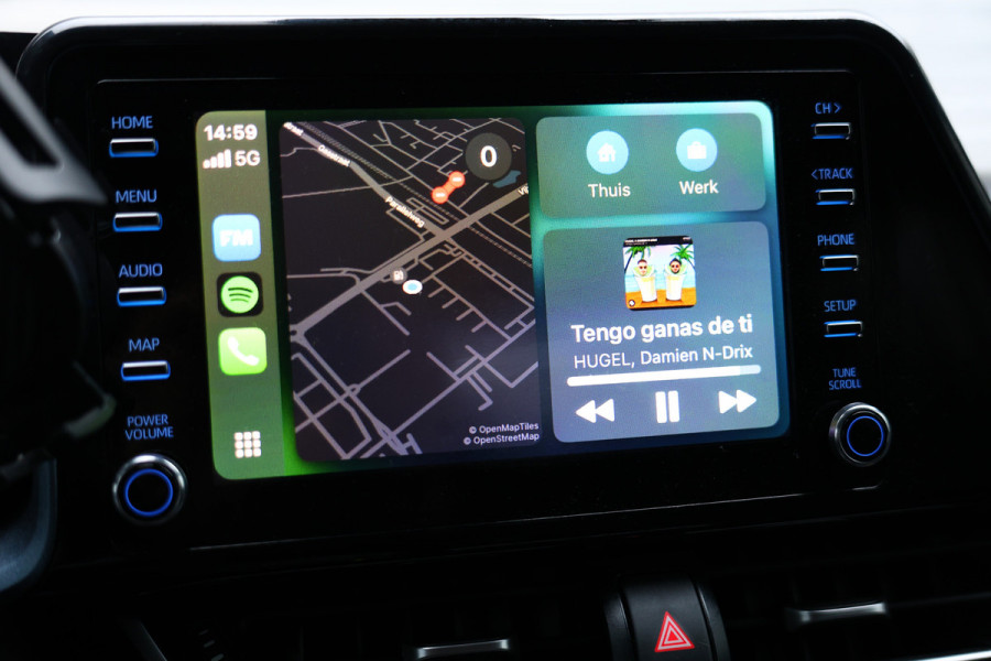 Toyota C-HR 1.8 Hybrid Apple Carplay Navigatie Cruise '020 ,stoel+stuur verw.