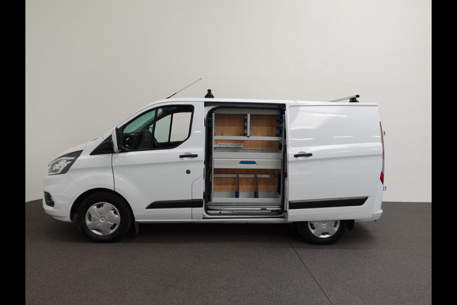 Ford Transit Custom 131pk Automaat L1H1 Trend 2x Schuifdeur Trekhaak Cruise control Airco Euro6 3-zits