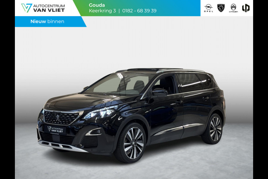 Peugeot 5008 1.6 PureTech GT-Line 7 pers | Panoramadak | Trekhaak afneembaar | Leder | Memory | Stoelverwarming | elektrisch verstelbare stoelen | Navi | Android auto / Apple carplay | Elektrische achterklep | Achteruitrijcamera
