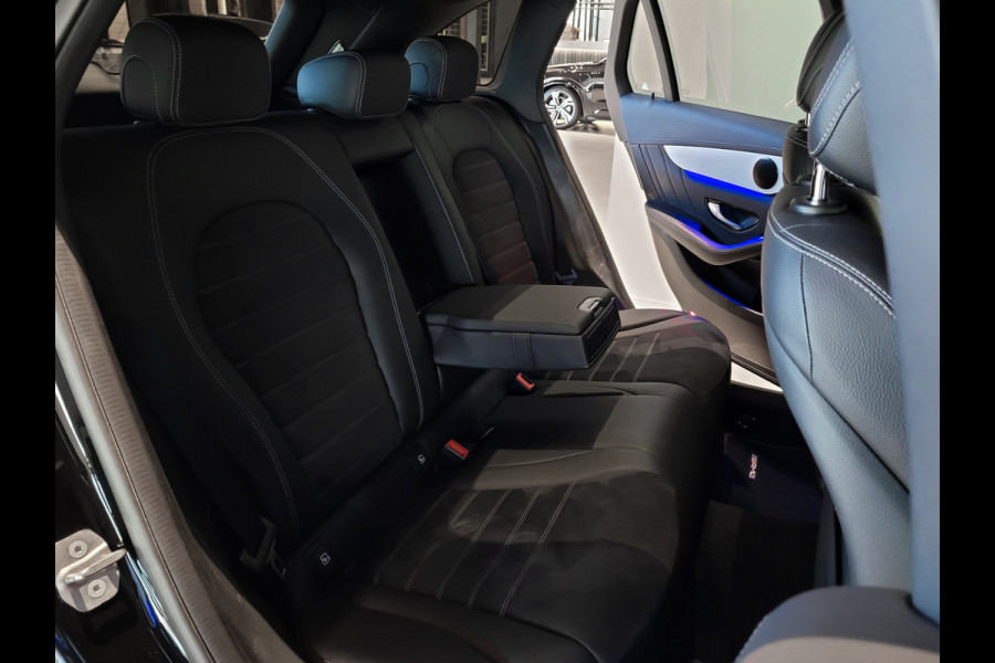 Mercedes-Benz GLC 200 4-M AMG Night|Panorama|20"|Trekhaak|MBUX|Spoorpakket|Sfeerverlichting|Treeplanken|New Service