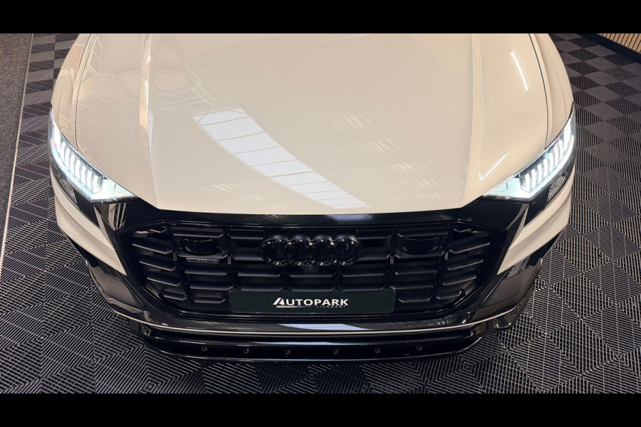 Audi Q8 55 TFSI e quattro |3X S Line|ABT|PANO|SOFTCLOSE|B&O|360CAM|DEALER ONDERHOUDEN| LUCHTVERING |23 INCH|PLUG IN|340PK|BOMVOL!