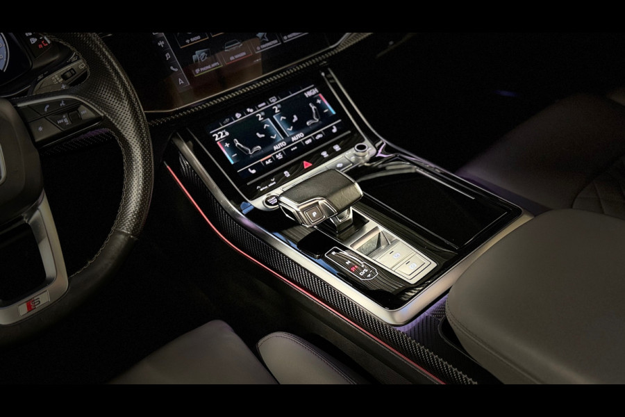 Audi Q8 55 TFSI e quattro |3X S Line|ABT|PANO|SOFTCLOSE|B&O|360CAM|DEALER ONDERHOUDEN| LUCHTVERING |23 INCH|PLUG IN|340PK|BOMVOL!
