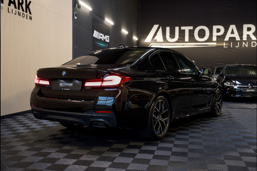 BMW 5 Serie 520i M-Sport PANO/HUD/360CAM/GARANTIE 2027/MEMORY/SFEERVERLICHTING/BOMVOL!