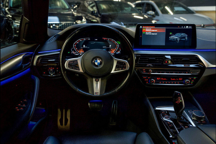 BMW 5 Serie 520i M-Sport PANO/HUD/360CAM/GARANTIE 2027/MEMORY/SFEERVERLICHTING/BOMVOL!