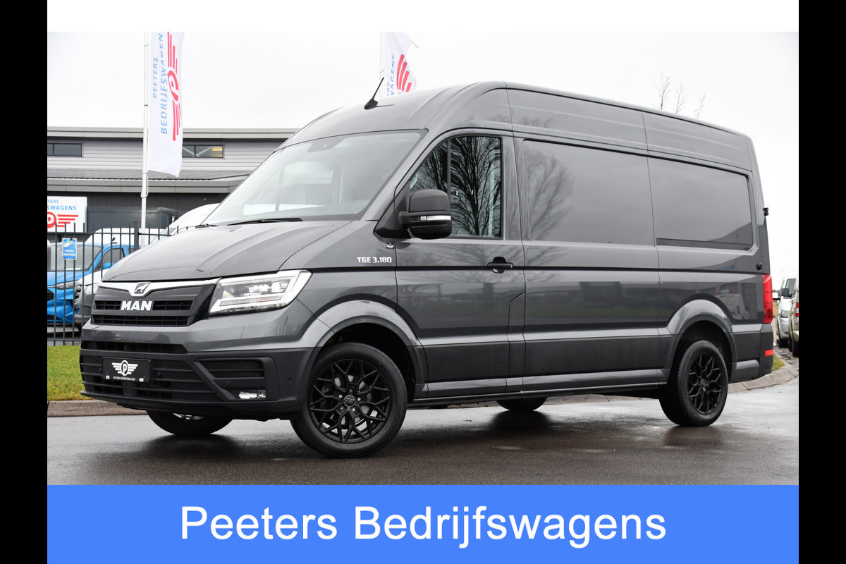MAN TGE 3.180 35 2.0 L3h3 PB Edition Adaptieve Cruise, Camera, LED, Carplay, Stoelverwarming, Automaat, Multimedia, Uniek!