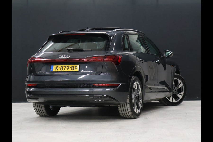 Audi e-tron 55 quattro Business edition Plus 95 kWh [TREKHAAK AFNEEMBAAR, LUCHTVERING, SCHUIFKANTELDAK, MEMORY SEATS, APPLE CARPLAY, ANDROID, SPORTSTOELEN, ADAPTIVE CRUISE, PDC V+A, STOELVERWARMING, NIEUWSTAAT]