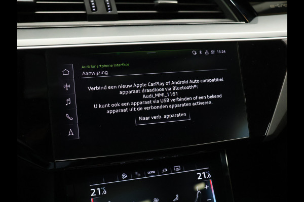 Audi e-tron 55 quattro Business edition Plus 95 kWh [TREKHAAK AFNEEMBAAR, LUCHTVERING, SCHUIFKANTELDAK, MEMORY SEATS, APPLE CARPLAY, ANDROID, SPORTSTOELEN, ADAPTIVE CRUISE, PDC V+A, STOELVERWARMING, NIEUWSTAAT]