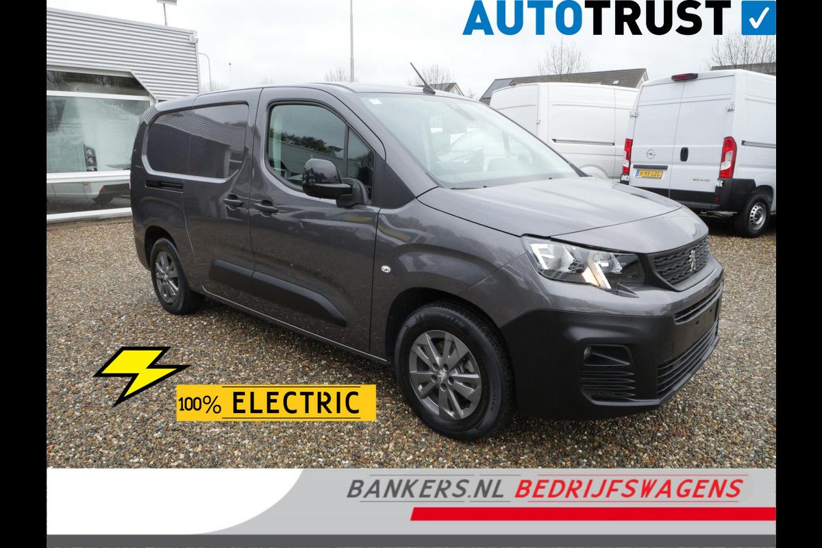 Peugeot e-Partner 50KWH L2 3-zits haak Mooie bus