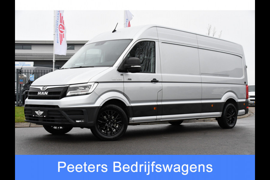 MAN TGE 3.180 35 2.0 L4H3 4x4 PB Edition Cruise, Carplay, Camera, Clima, LED, 177pk, Automaat. Leder, Multimedia, Uniek!