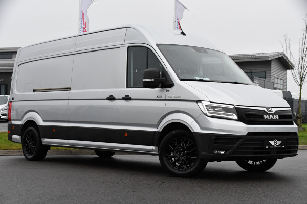 MAN TGE 3.180 35 2.0 L4H3 4x4 PB Edition Cruise, Carplay, Camera, Clima, LED, 177pk, Automaat. Leder, Multimedia, Uniek!