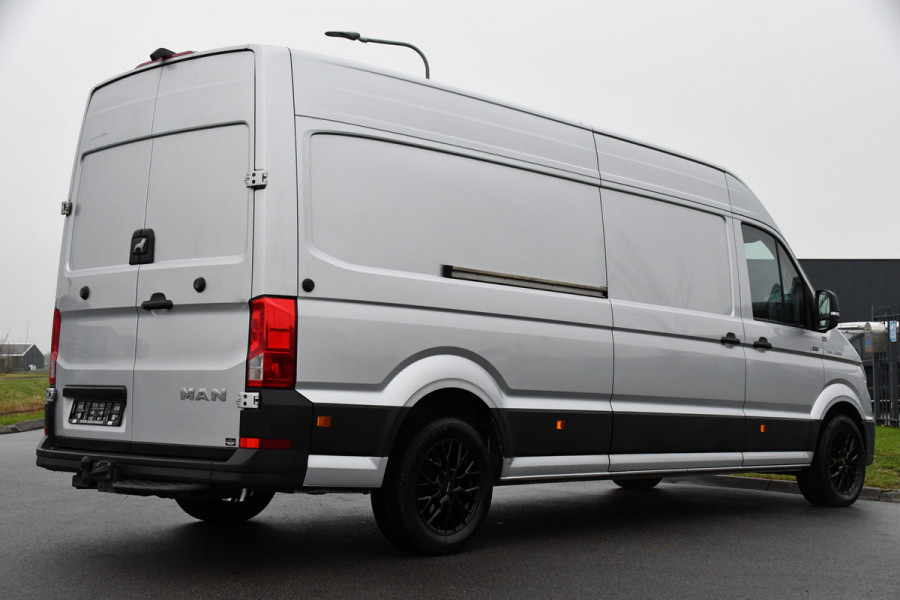 MAN TGE 3.180 35 2.0 L4H3 4x4 PB Edition Cruise, Carplay, Camera, Clima, LED, 177pk, Automaat. Leder, Multimedia, Uniek!