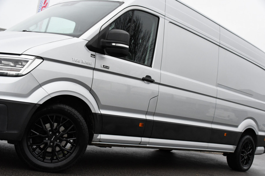 MAN TGE 3.180 35 2.0 L4H3 4x4 PB Edition Cruise, Carplay, Camera, Clima, LED, 177pk, Automaat. Leder, Multimedia, Uniek!
