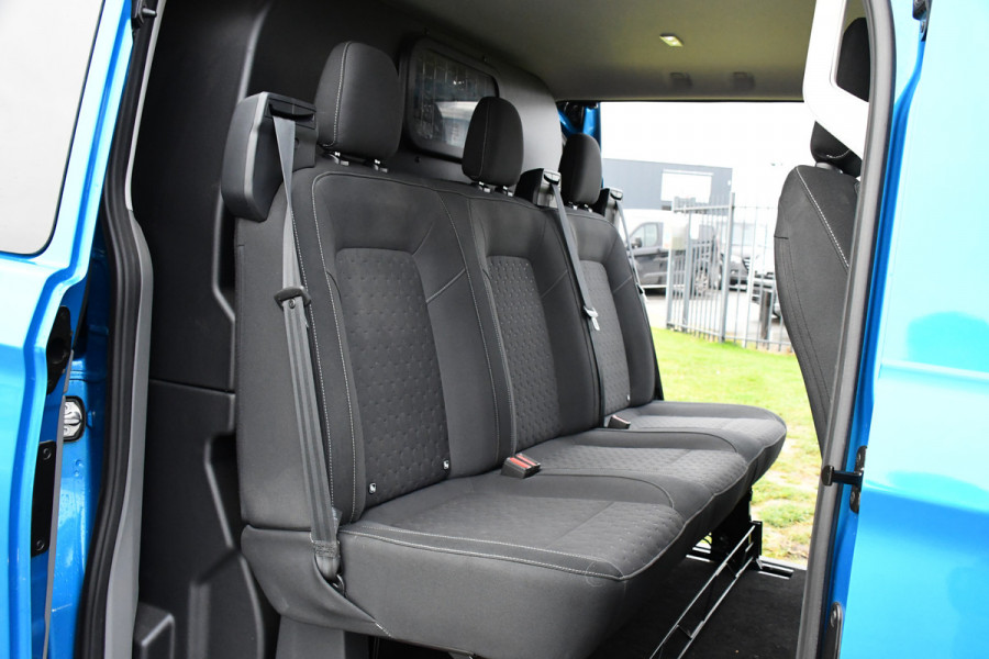 Ford Transit Custom 300 2.0 TDCI L2H1 Limited DC PB Edition Virtual, Cruise, Carplay, 2 x Schuifdeur, LED, 136pk, Automaat, Stuurverwarming, Stoelverwarming, Uniek!