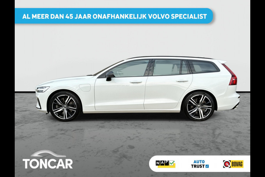 Volvo V60 2.0 T6 Recharge AWD R-Design 341PK! | Stoel- stuurverwarming | Lederen Sportstoelen | Park Assist | Adapt Cruise Control