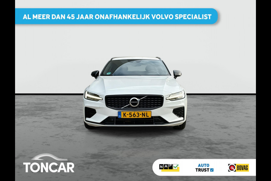 Volvo V60 2.0 T6 Recharge AWD R-Design 341PK! | Stoel- stuurverwarming | Lederen Sportstoelen | Park Assist | Adapt Cruise Control
