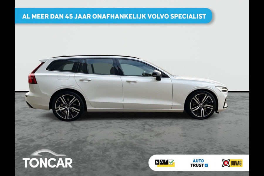 Volvo V60 2.0 T6 Recharge AWD R-Design 341PK! | Stoel- stuurverwarming | Lederen Sportstoelen | Park Assist | Adapt Cruise Control