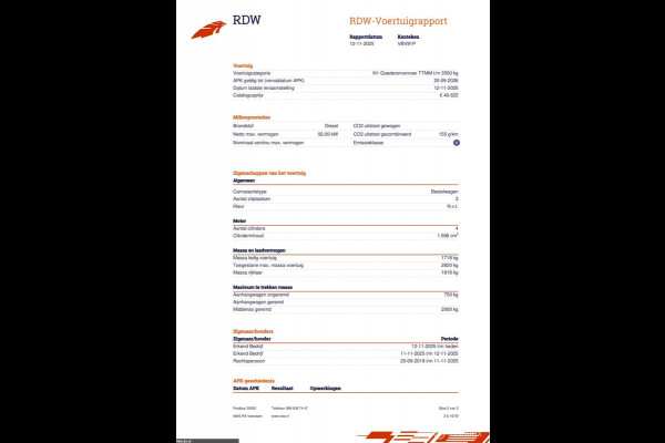 Fiat Talento 1.6 MJ EcoJet L1 125pk EURO6 3 Persoons