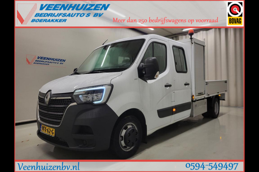 Renault Master 2.3DCI Pick-up Dubbele Cabine 3500kg Trekgewicht Euro 6!