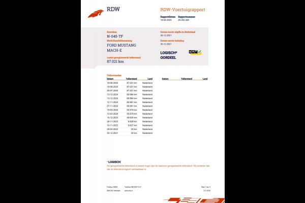 Ford Mustang Mach-E RWD 75 kWh|LEDER|B&O|ACC|CAMERA|CARPLAY|STOEL-, STUURVERW.|NAP|NL-AUTO|1e EIG.|INCL. BTW|