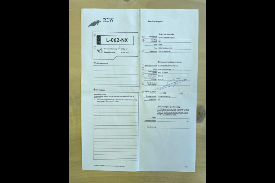 Ford Mustang Mach-E RWD 75 kWh|AFN. TREKHAAK|LEDER|ACC|B&O AUDIO|360 CAMERA|CARPLAY|STOEL-, STUURVERW.|NL-AUTO|1e EIG.|INCL. BTW|