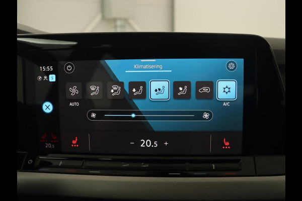 Volkswagen Golf 1.5 eTSI Life | Stoelverwarming | Carplay | Massage | Adaptive cruise | Navigatie | Sfeerverlichting | Parkeerhulp | Full LED | Memory