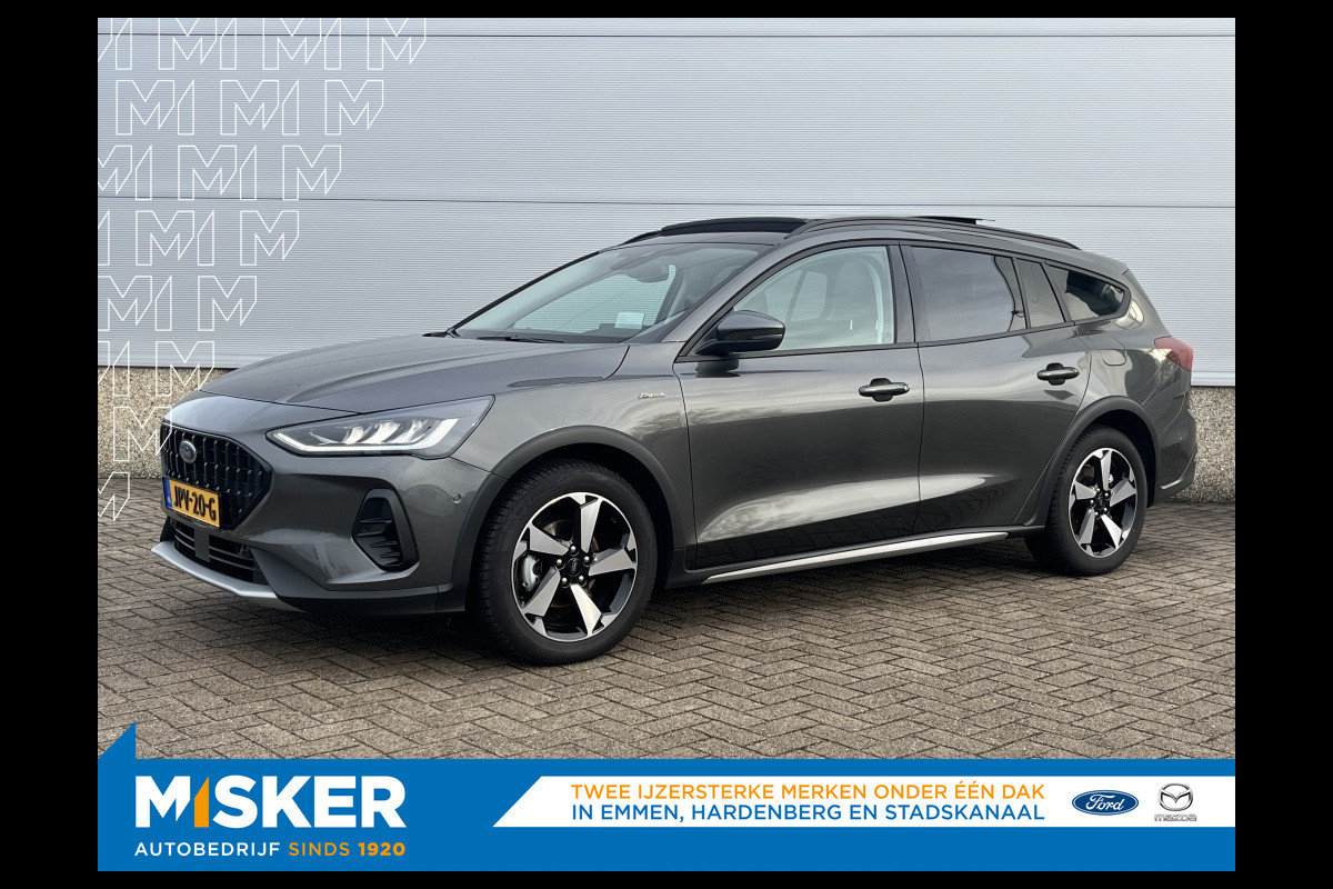 Ford FOCUS Wagon 1.0 EBH Active X 155PK AUTOMAAT! PANODAK! DRIVERPACK!