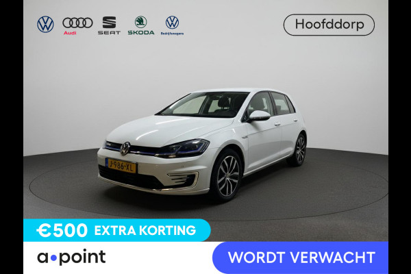Volkswagen e-Golf E-DITION 136 pk | Navigatie | Warmtepomp | Parkeersensoren | Achteruitrijcamera | Autom. airco | Voll. digitaal instrumentenpaneel |