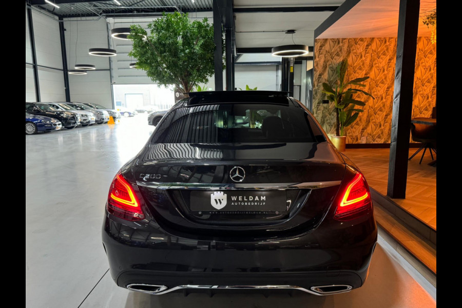 Mercedes-Benz C-Klasse 200 Business Solution AMG Garantie NAP Pano Camera PDC Cruise Digitale Cockpit Sfeer Clima Navi Rijklaar