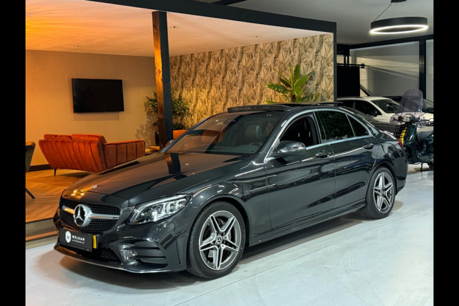 Mercedes-Benz C-Klasse 200 Business Solution AMG Garantie NAP Pano Camera PDC Cruise Digitale Cockpit Sfeer Clima Navi Rijklaar