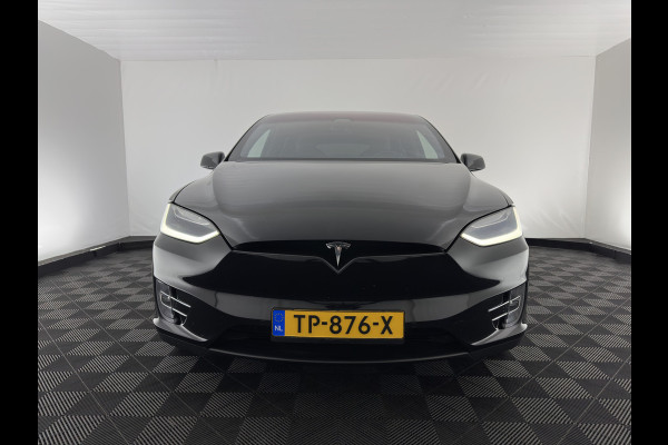 Tesla Model X 100D Black-Line AWD [ 3-Fase ] { SOH-86% } Aut. *PANO-WINDOW | AUTO-PILOT | VEGAN-LEATHER | NAVI-FULLMAP | FULL-LED | AIR-SUSPENSION | DIGI-COCKPIT | KEYLESS | DAB+ | HEATED-SPORTSEATS | PRIVACY-GLASS | TOPVIEW | TOWBAR | 22"ALU*