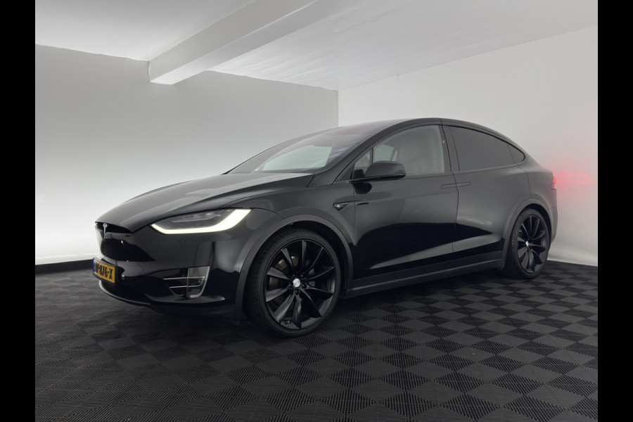 Tesla Model X 100D Black-Line AWD [ 3-Fase ] { SOH-86% } Aut. *PANO-WINDOW | AUTO-PILOT | VEGAN-LEATHER | NAVI-FULLMAP | FULL-LED | AIR-SUSPENSION | DIGI-COCKPIT | KEYLESS | DAB+ | HEATED-SPORTSEATS | PRIVACY-GLASS | TOPVIEW | TOWBAR | 22"ALU*