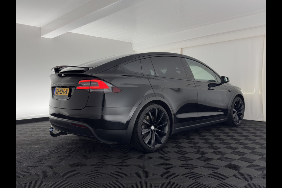 Tesla Model X 100D Black-Line AWD [ 3-Fase ] { SOH-86% } Aut. *PANO-WINDOW | AUTO-PILOT | VEGAN-LEATHER | NAVI-FULLMAP | FULL-LED | AIR-SUSPENSION | DIGI-COCKPIT | KEYLESS | DAB+ | HEATED-SPORTSEATS | PRIVACY-GLASS | TOPVIEW | TOWBAR | 22"ALU*