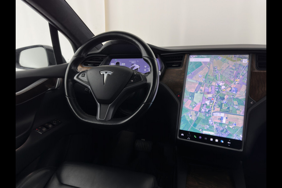 Tesla Model X 100D Black-Line AWD [ 3-Fase ] { SOH-86% } Aut. *PANO-WINDOW | AUTO-PILOT | VEGAN-LEATHER | NAVI-FULLMAP | FULL-LED | AIR-SUSPENSION | DIGI-COCKPIT | KEYLESS | DAB+ | HEATED-SPORTSEATS | PRIVACY-GLASS | TOPVIEW | TOWBAR | 22"ALU*