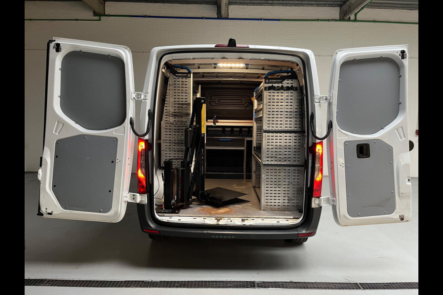 Mercedes-Benz Sprinter SERVICEWAGEN 314 2.2 CDI 140PK euro6 L1H1 Sortimo inrichting, 2xschuifdeur, M-bux, Laadkraan RIJKLAARPRIJS!