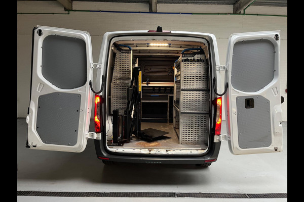 Mercedes-Benz Sprinter SERVICEWAGEN 314 2.2 CDI 140PK euro6 L1H1 Sortimo inrichting, 2xschuifdeur, M-bux, Laadkraan RIJKLAARPRIJS!