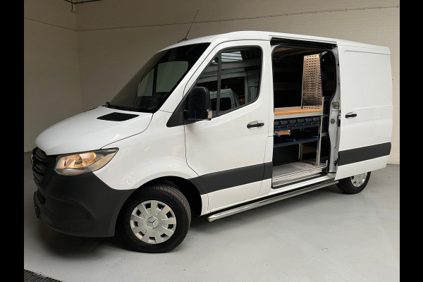 Mercedes-Benz Sprinter SERVICEWAGEN 314 2.2 CDI 140PK euro6 L1H1 Sortimo inrichting, 2xschuifdeur, M-bux, Laadkraan RIJKLAARPRIJS!