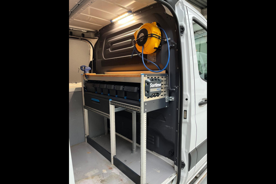 Mercedes-Benz Sprinter SERVICEWAGEN 314 2.2 CDI 140PK euro6 L1H1 Sortimo inrichting, 2xschuifdeur, M-bux, Laadkraan RIJKLAARPRIJS!