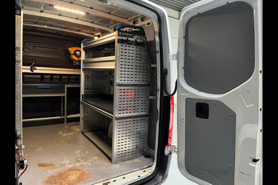 Mercedes-Benz Sprinter SERVICEWAGEN 314 2.2 CDI 140PK euro6 L1H1 Sortimo inrichting, 2xschuifdeur, M-bux, Laadkraan RIJKLAARPRIJS!