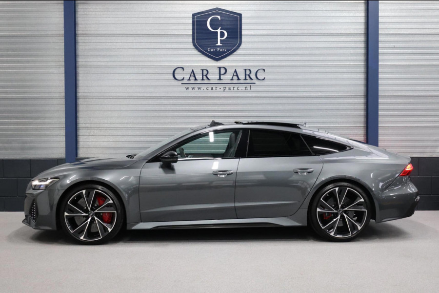Audi RS7 Sportback 4.0 TFSI quattro 750+PK KERAMISCH/4-WIEL.B/3D B&O/VIRTUAL/SFEER/PANO/22"LMV/360/LINE/ACC/12 MDN GARANTIE!