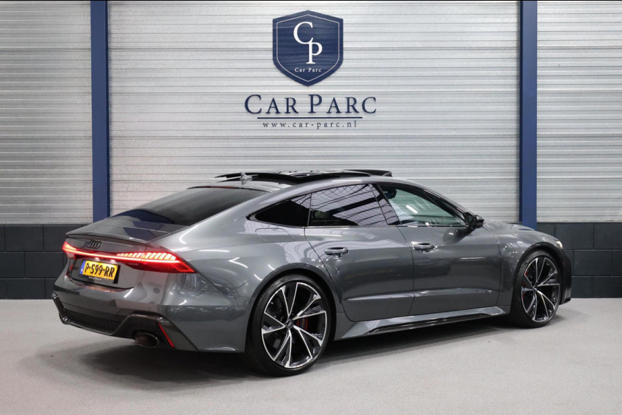 Audi RS7 Sportback 4.0 TFSI quattro 750+PK KERAMISCH/4-WIEL.B/3D B&O/VIRTUAL/SFEER/PANO/22"LMV/360/LINE/ACC/12 MDN GARANTIE!