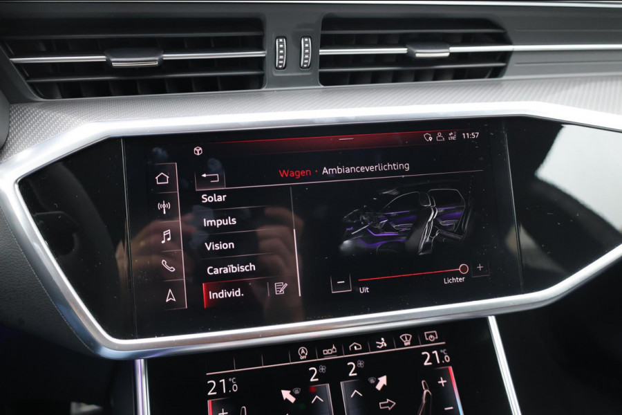 Audi RS7 Sportback 4.0 TFSI quattro 750+PK KERAMISCH/4-WIEL.B/3D B&O/VIRTUAL/SFEER/PANO/22"LMV/360/LINE/ACC/12 MDN GARANTIE!