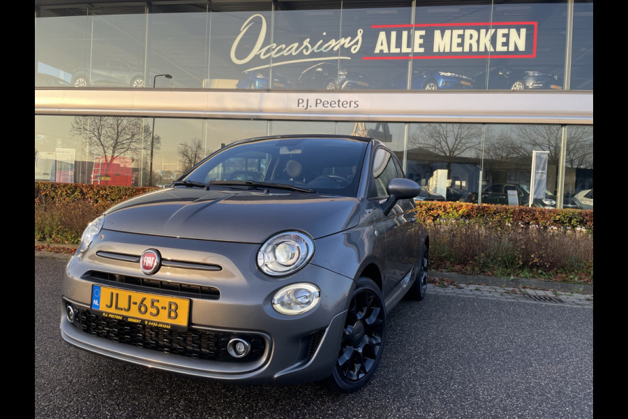 Fiat 500C 1.0 Hybrid sport Airco - Cruise control - Open dak - Parkeersensoren achter - Stoelverwarming - Mistlampen voor - Stuur leder - Stuur multifunctioneel - Bluetooth - Licht metalen velgen 15 inch