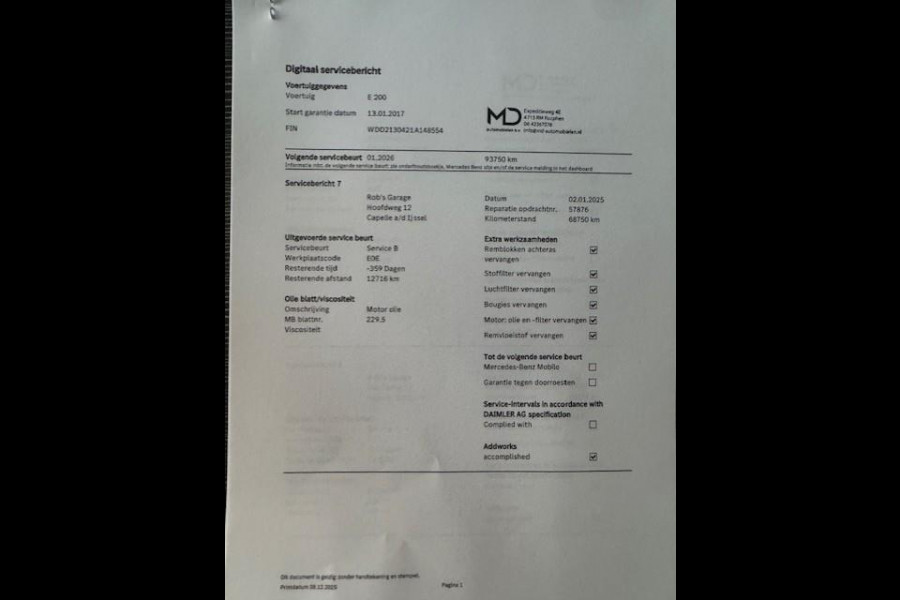 Mercedes-Benz E-Klasse 200 Ambition AMG - Panorama dak -360°